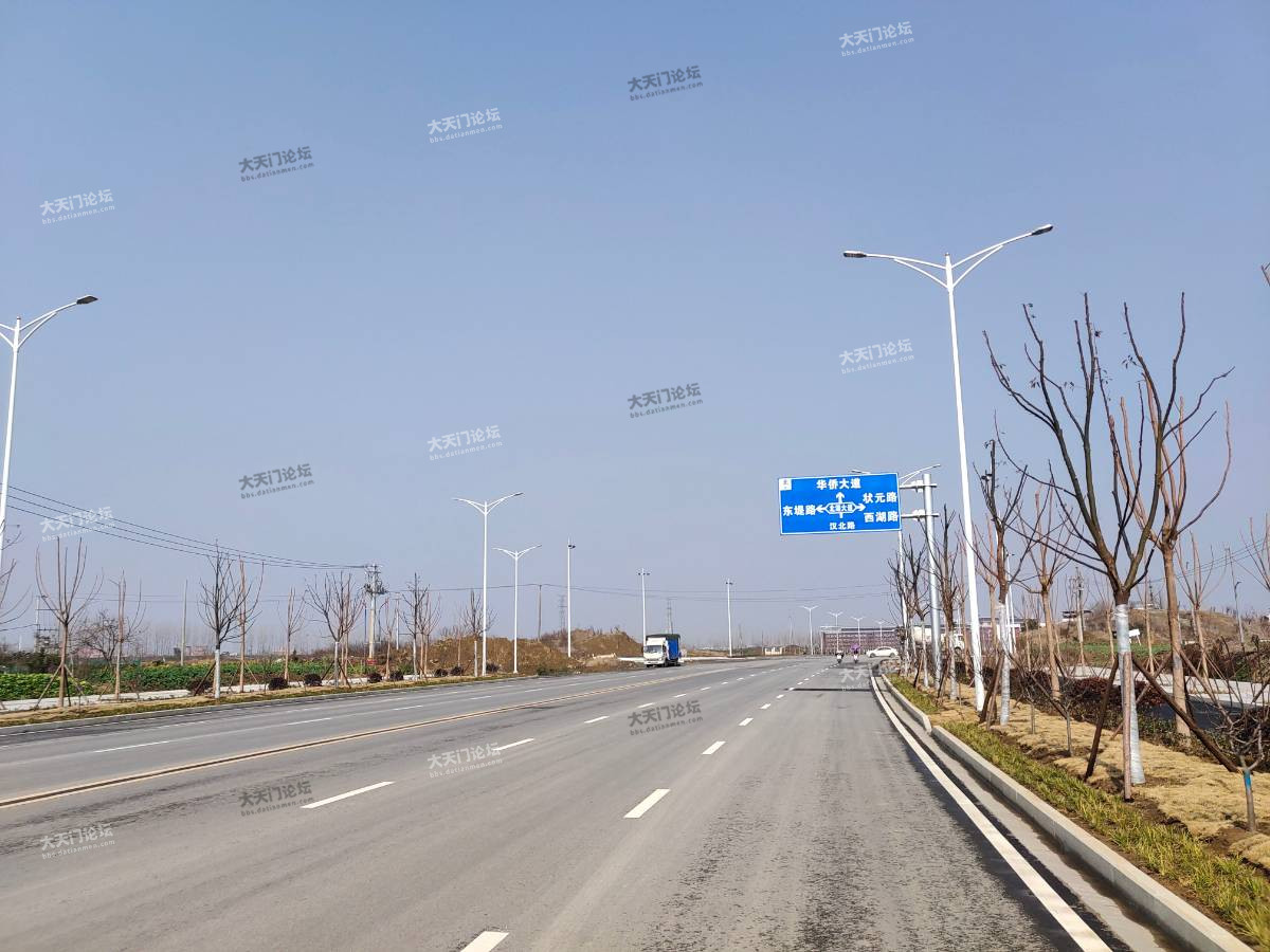 新建的汉北路延长线