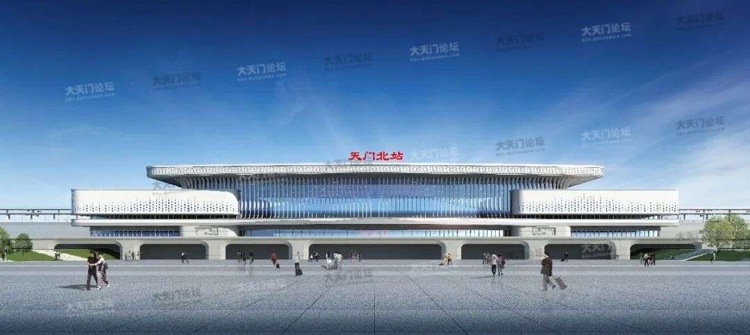 ▲天门站选址杨林街道办事处王施村