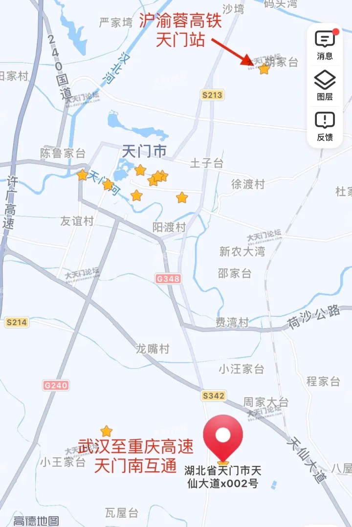 “两高”区位图（来源: 大天门论坛）